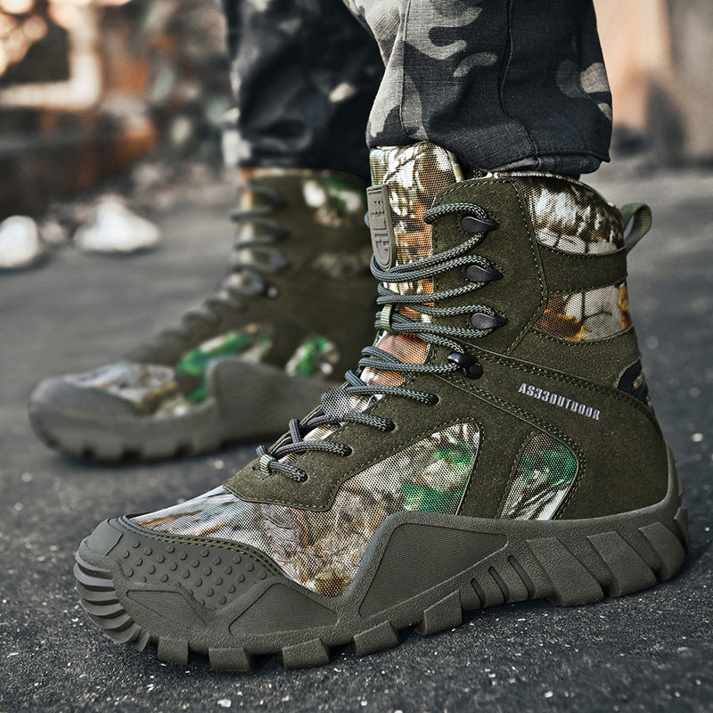 High Top Tactical Outdoor Hiking Boots