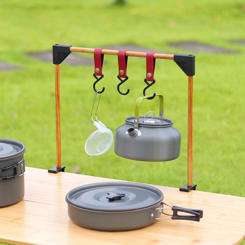 Adjustable Camping Desk Clamp Rack Pot Stove Holder