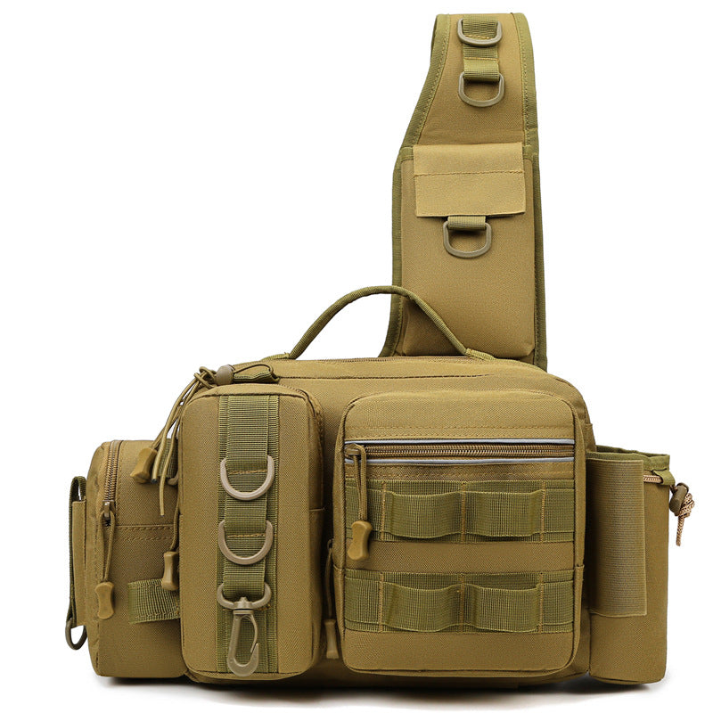 High Capacity Fishing Chest Pack Rod Storage Backpack