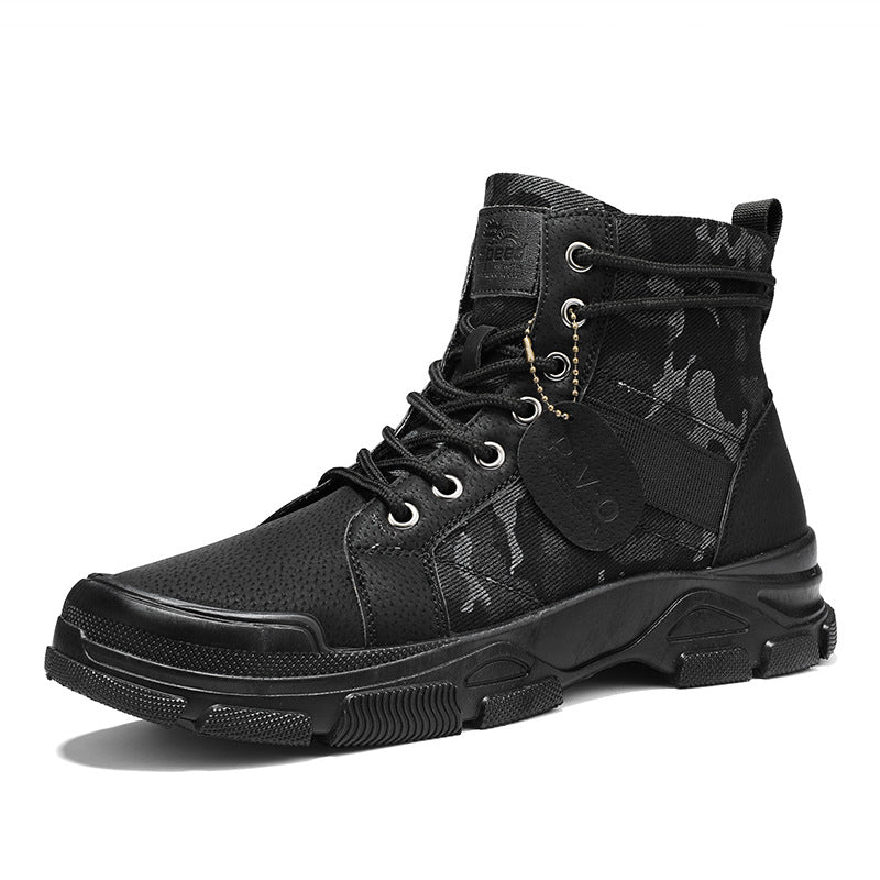 Canvas High Top Retro Outdoor Hiking Boots