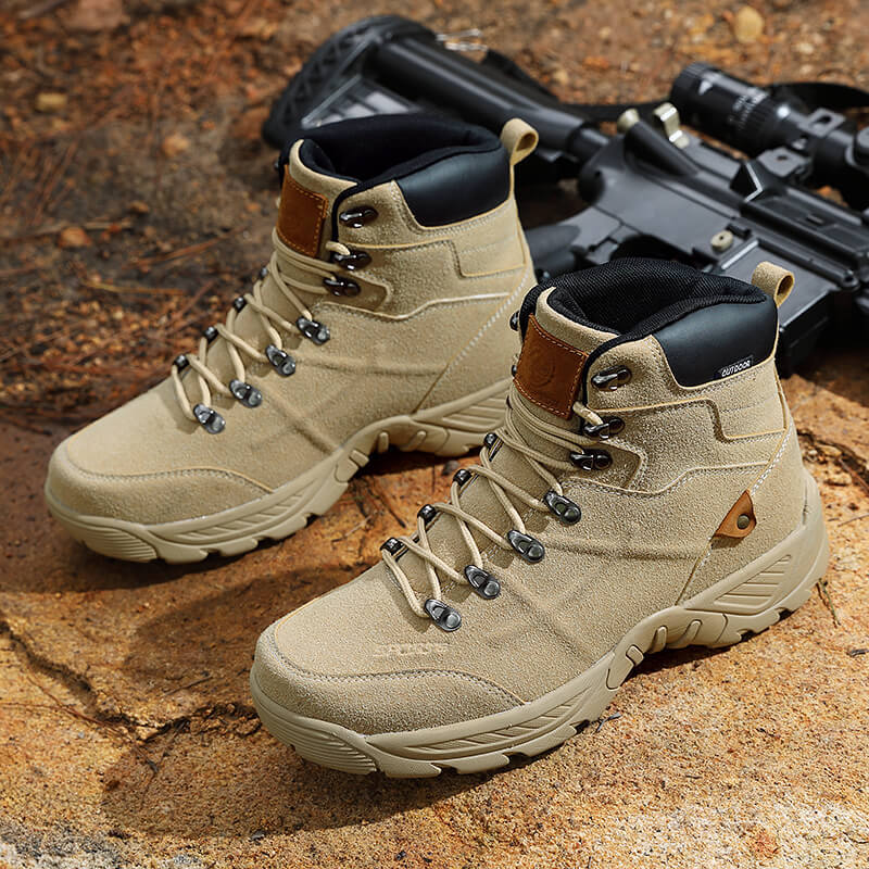 Men's High Top Autumn Winter Plus Size Hiking Boots