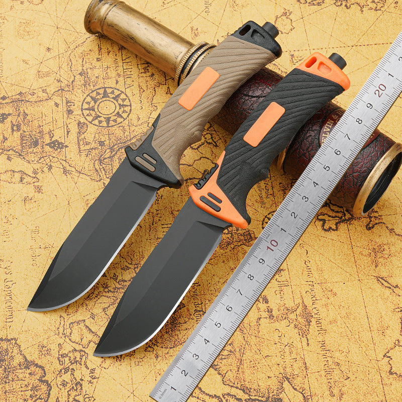 High Hardness Outdoor Tactical Fixed Blade Straight Knife