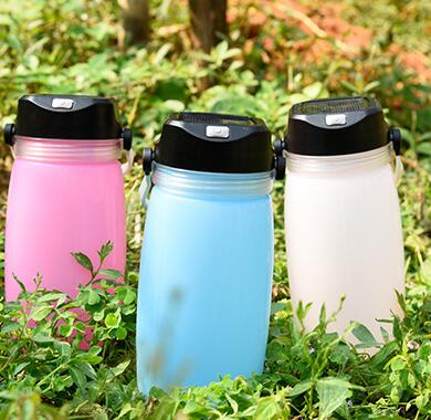 Portable Solar Silicone Lantern USB Rechargeable Waterproof Camping Light