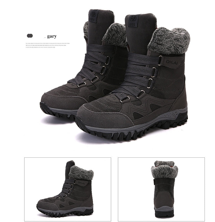 Women’s Winter Snow Ski Hiking Boots Warm Velvet Cotton