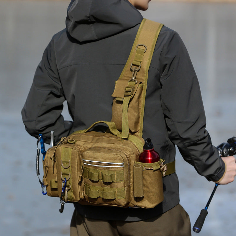High Capacity Fishing Chest Pack Rod Storage Backpack