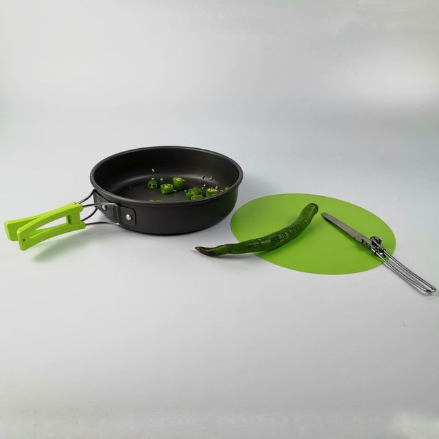 Lightweight Folding Camping Cookware And Tableware Set