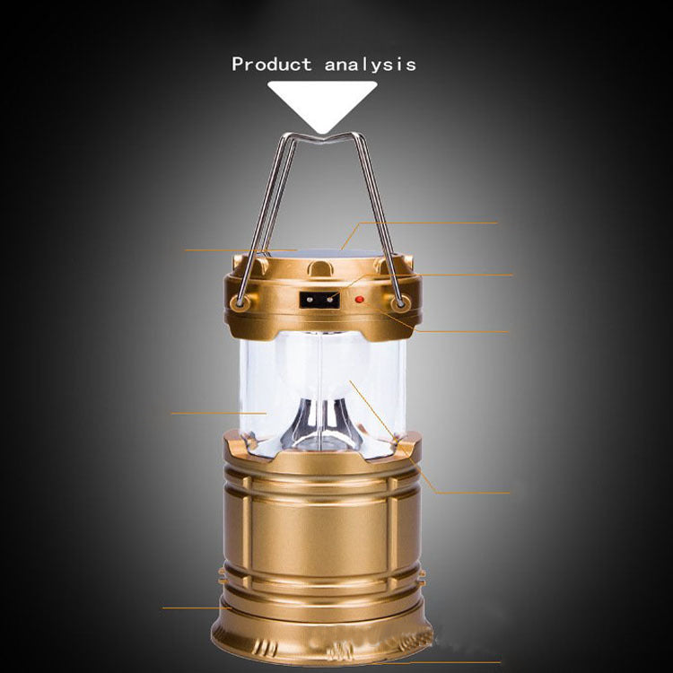 Solar Telescopic Multifunction Camping Tent Lantern