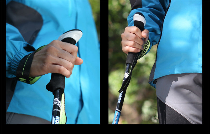 Telescopic Folding Carbon Fiber Trekking Pole