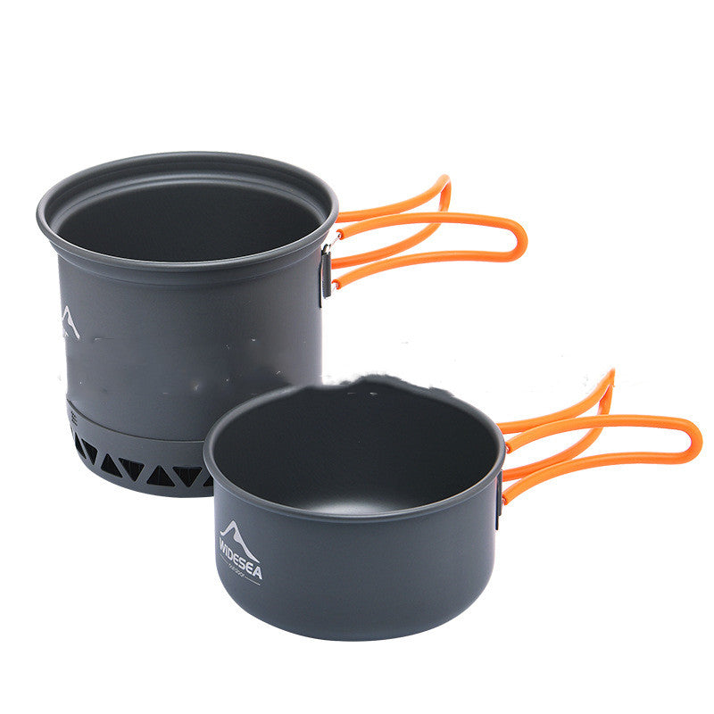 Widesea Camping Cookware Outdoor Cooking Set Travel Pot Utensils