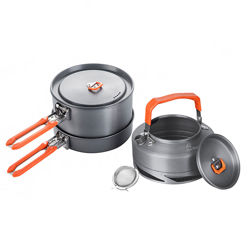 Portable Outdoor Camping Cookware Picnic Heat Set