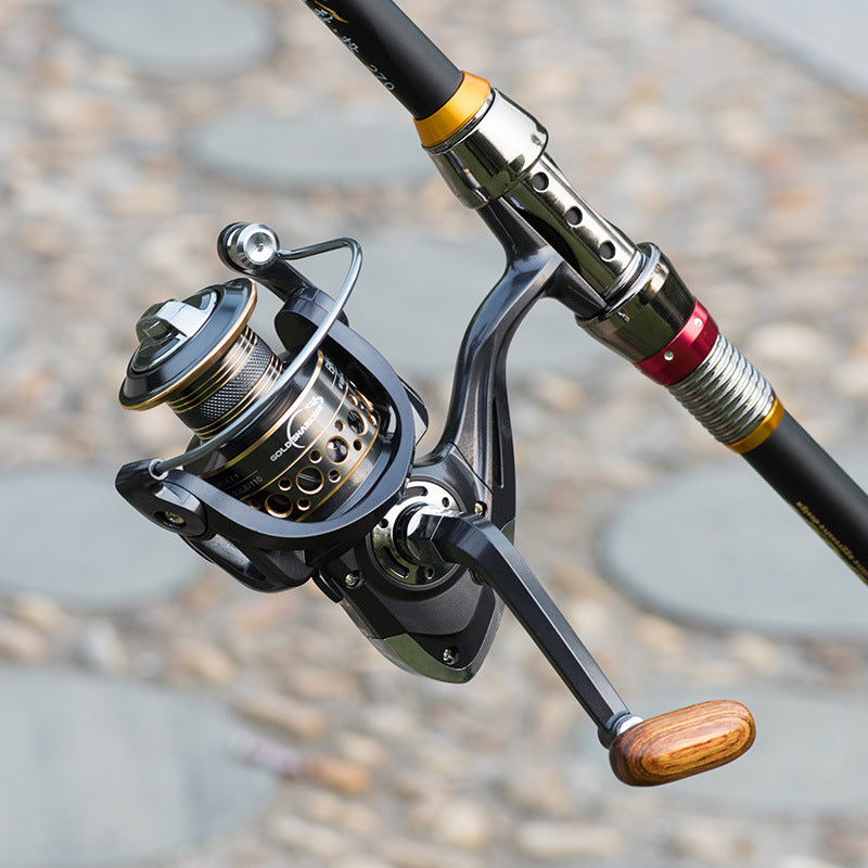 Telescopic Fishing Rod & Spinning Reel Combo Kit for Carp Fishing