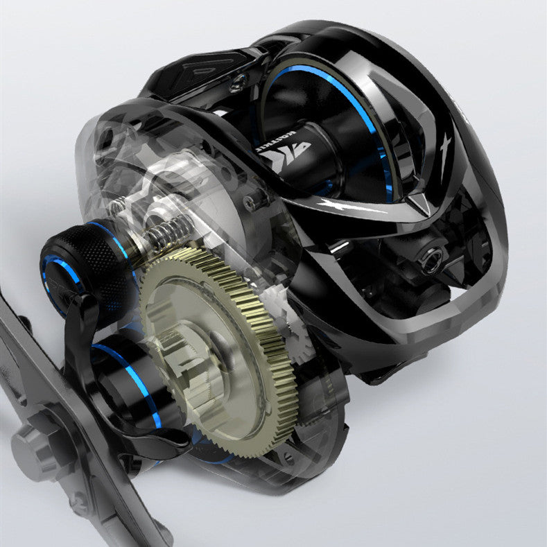 Black Pit Baitcasting Fishing Reel Compact Micro Object Wheel