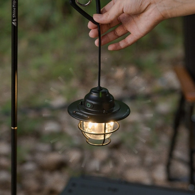 Shanqu Pine Cone Camping Lantern Chandelier Lamp