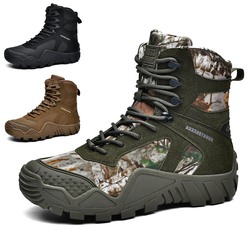High Top Tactical Outdoor Hiking Boots