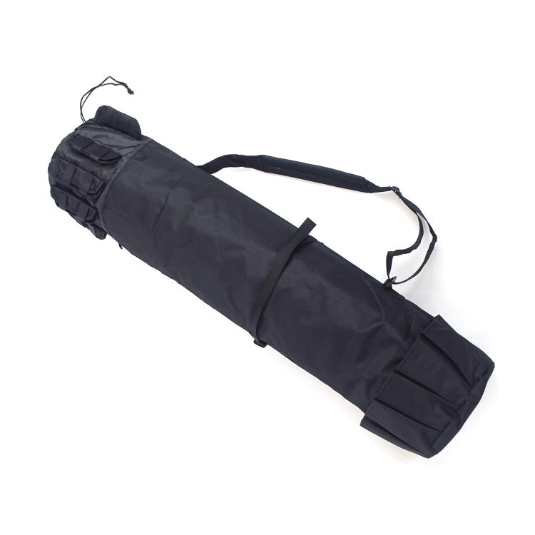 Cylindrical Fishing Rod Gear Storage Bag Durable Travel Case
