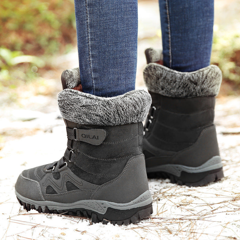 Women’s Winter Snow Ski Hiking Boots Warm Velvet Cotton