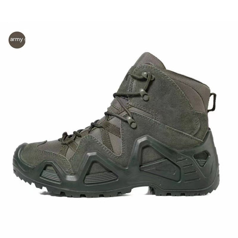 Mid Top High Top Military Combat Hiking Training Boots