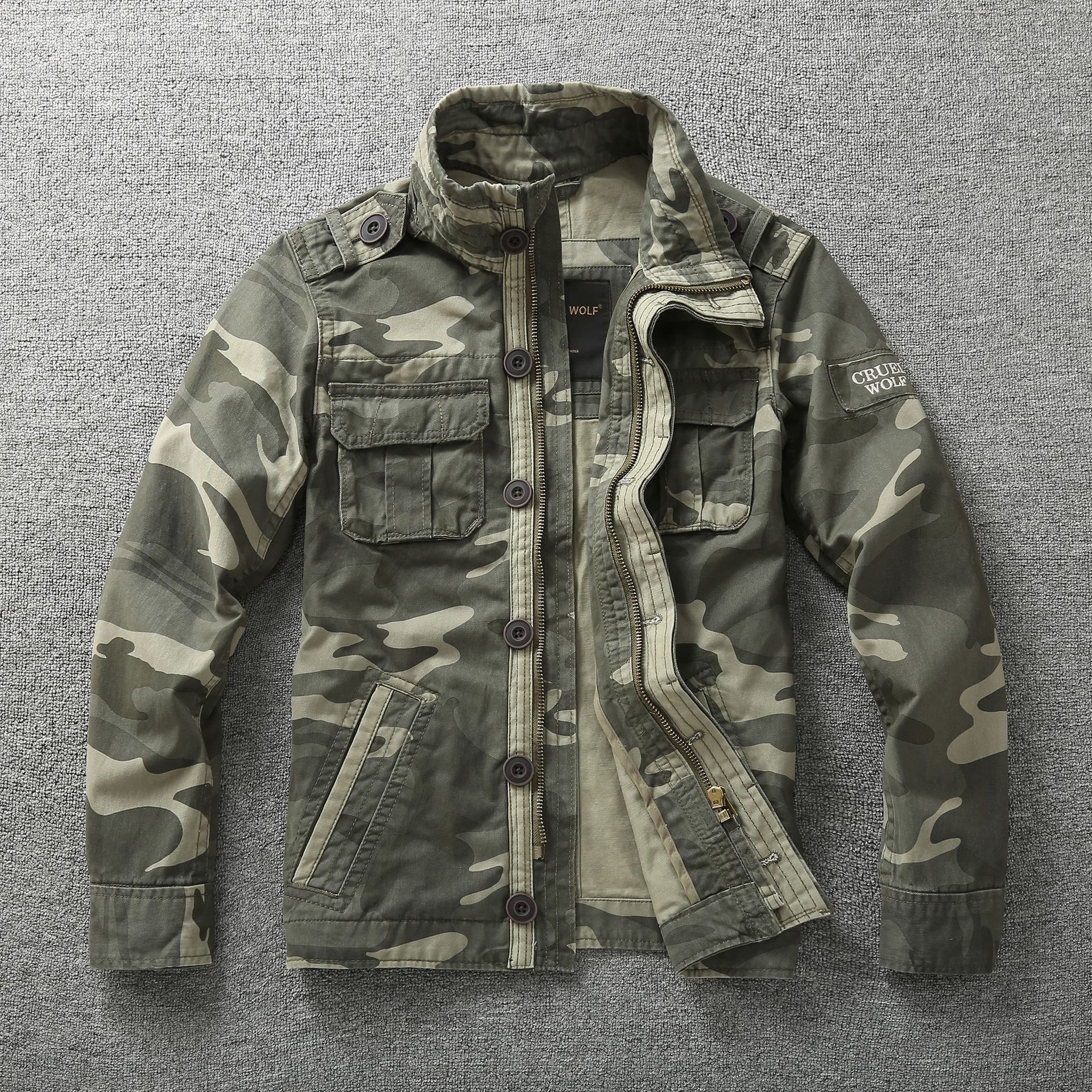 Autumn Camouflage Work Jacket Men's Outdoor Wear