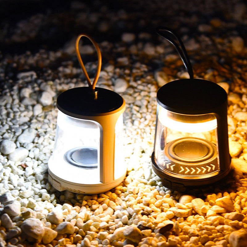 Outdoor Camping Lantern With Bluetooth Speaker USB Charging