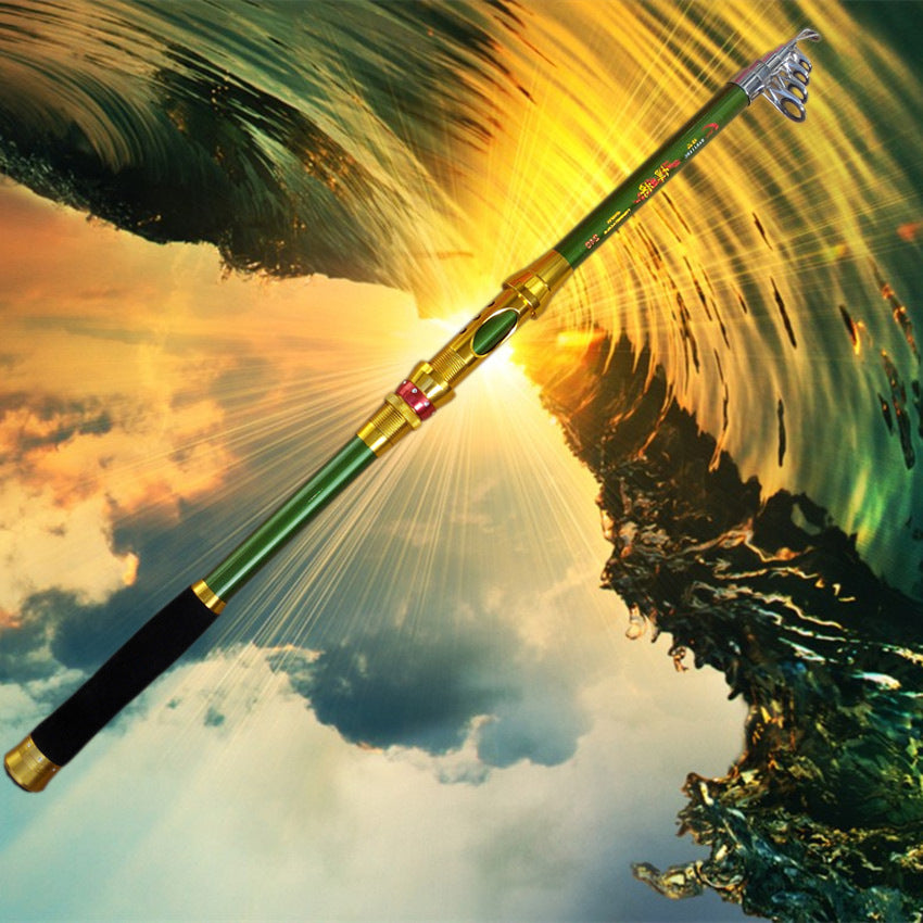 Wholesale Fiberglass Fishing Rod Super Hard Pole Set