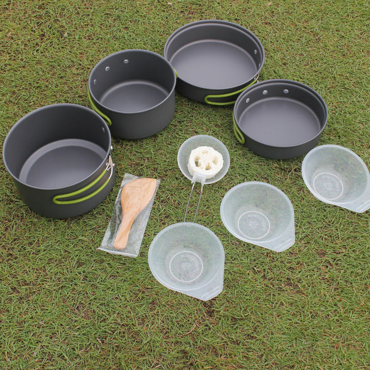 2–3 Person Non-Stick Portable Camping Cookware Set