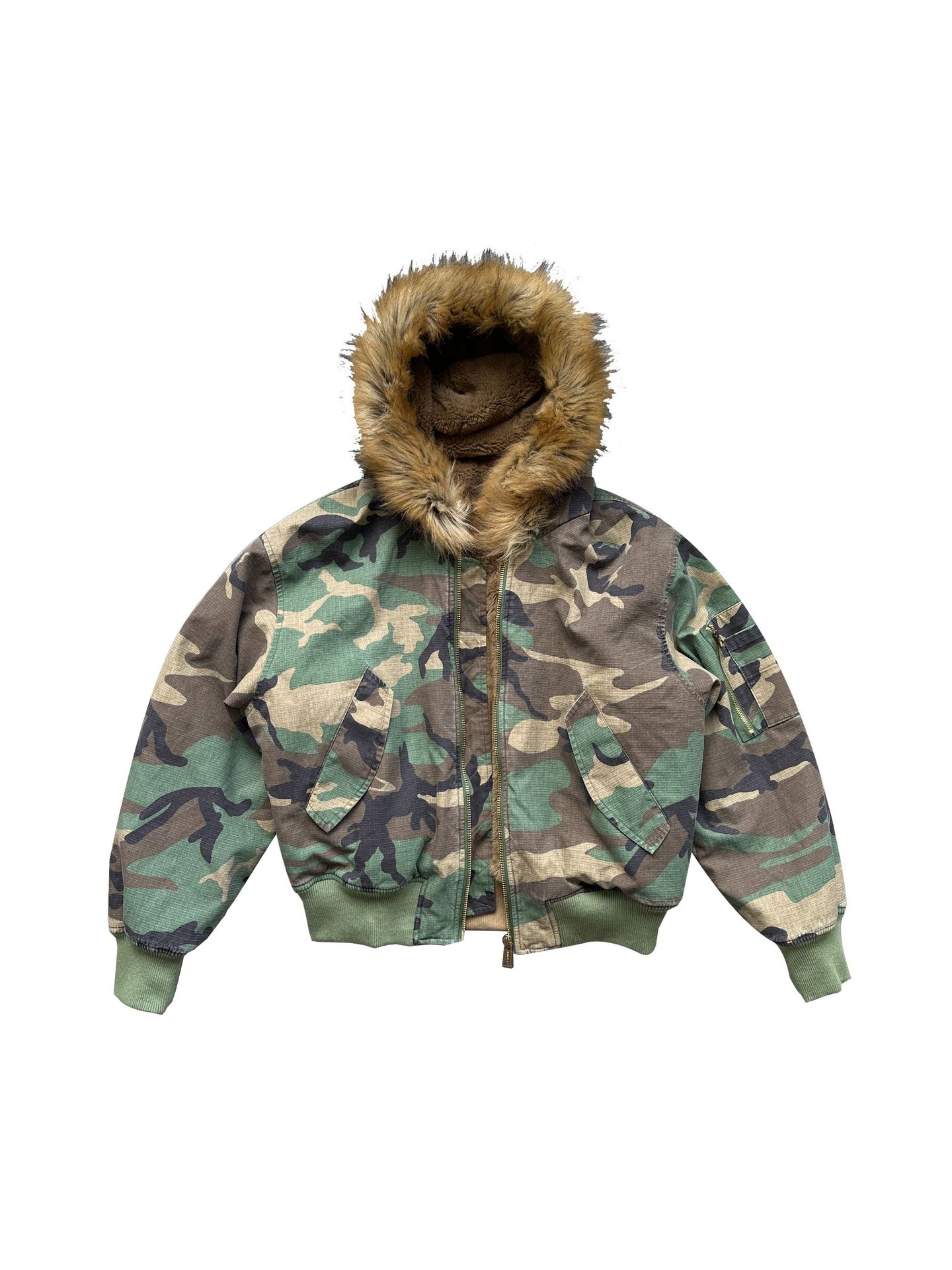Men’s Double-Sided Camouflage Cotton Jacket