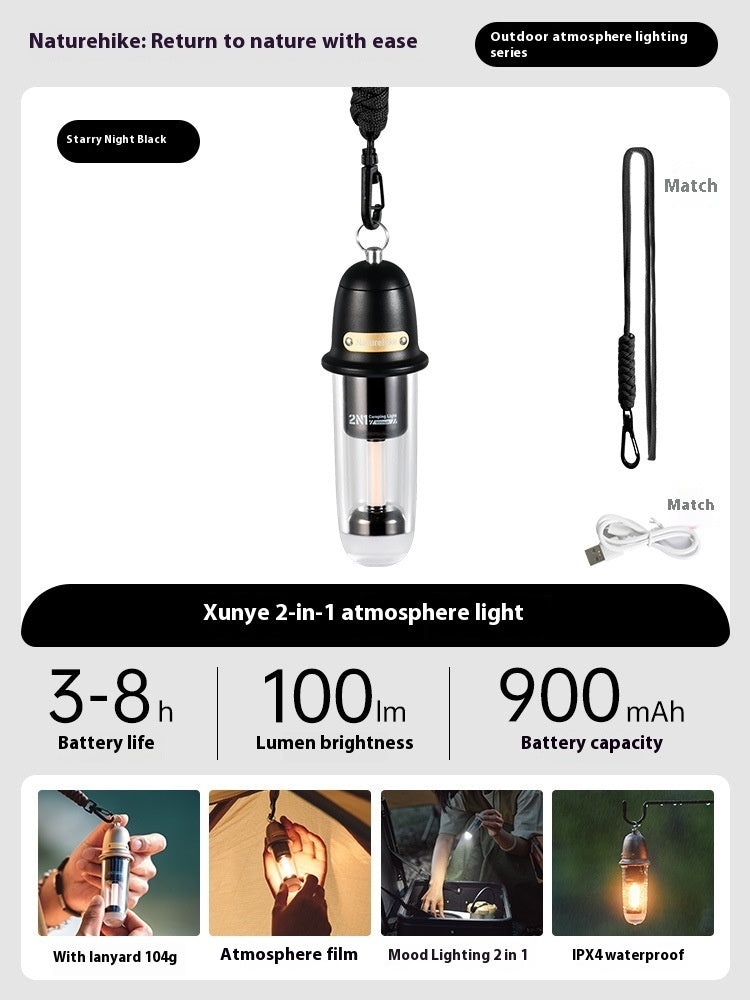 Portable Outdoor Camping Tent Lantern Light
