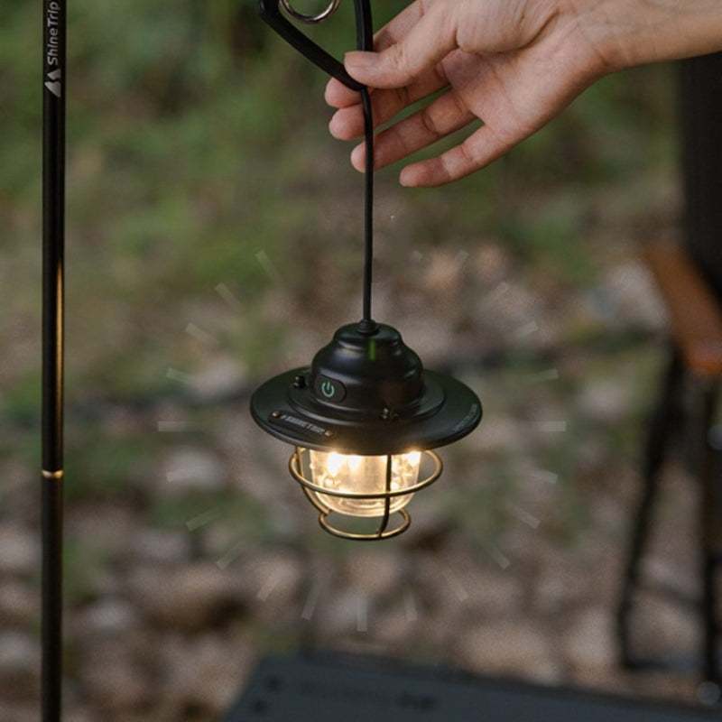 Shanqu Pine Cone Camping Lantern Chandelier Lamp