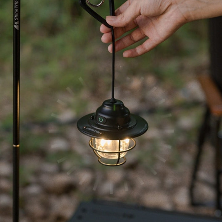 Shanqu Pine Cone Camping Lantern Chandelier Lamp