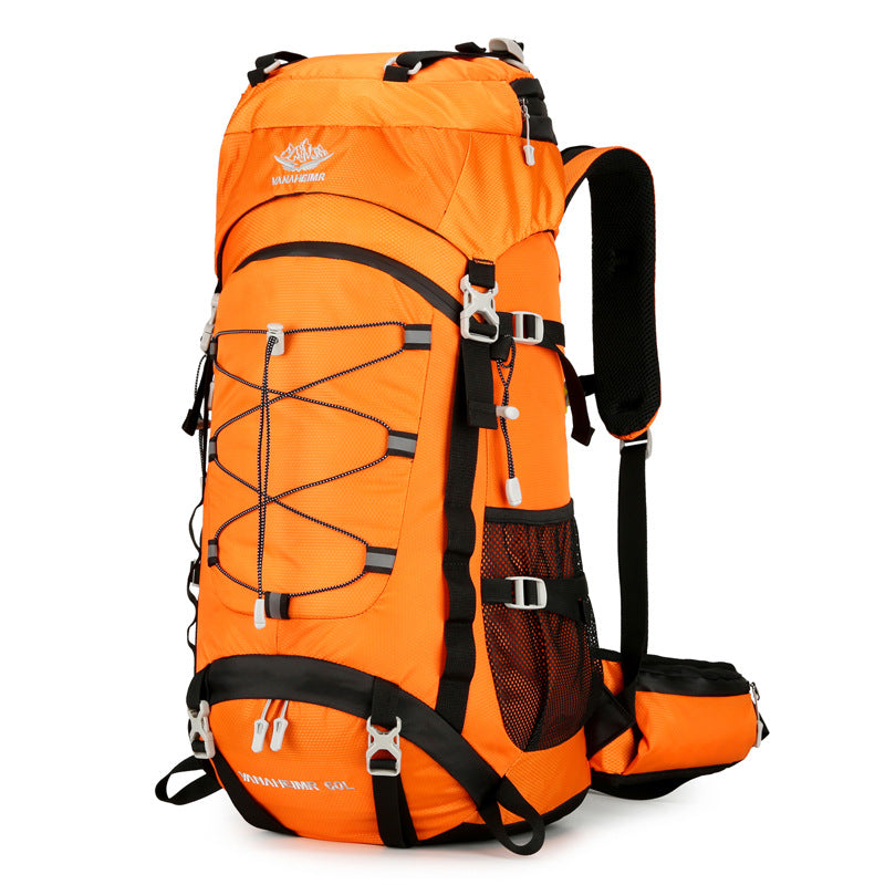 60L Large Capacity Hiking Travel Backpack
