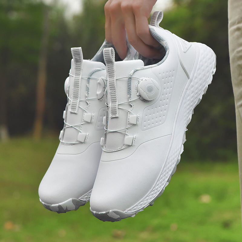 Waterproof Couple Golf Spiked Shoes
