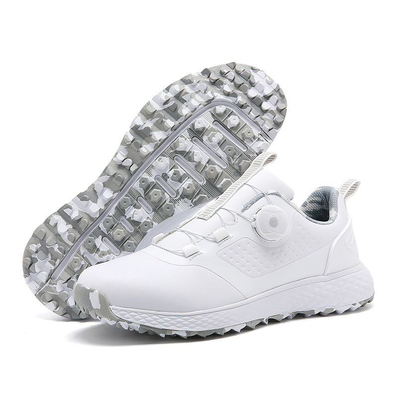 Waterproof Couple Golf Spiked Shoes