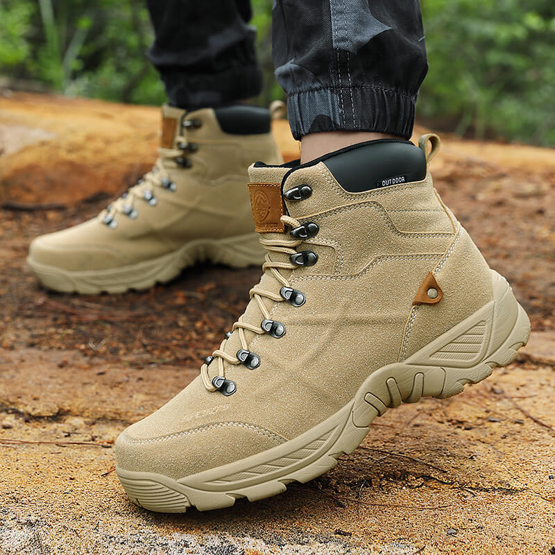 Men's High Top Autumn Winter Plus Size Hiking Boots
