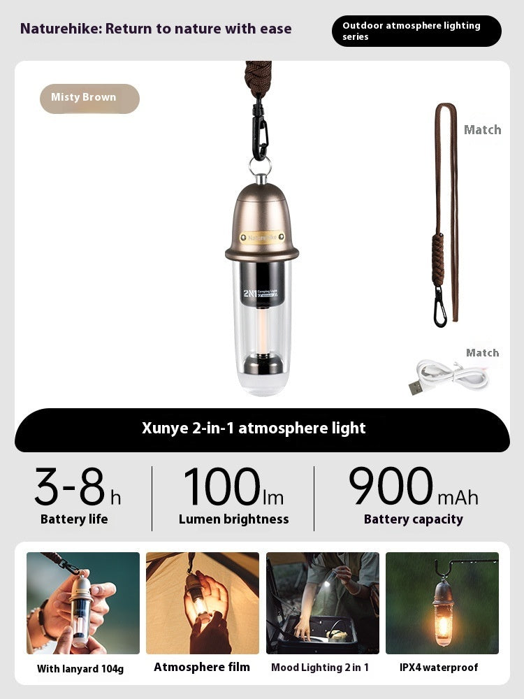 Portable Outdoor Camping Tent Lantern Light