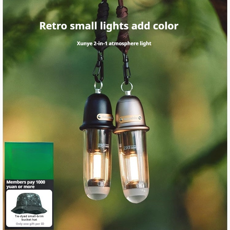 Portable Outdoor Camping Tent Lantern Light