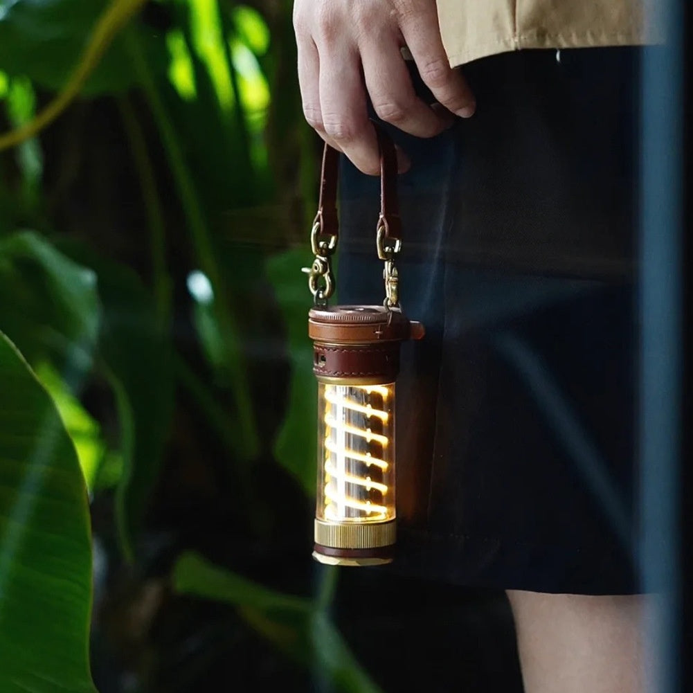 Leather Hanging Rope Set For Edison Camping Lantern