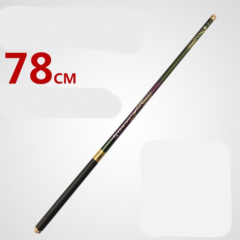 High Carbon Lightweight Hard Fishing Rod Black Pit Short Pitch