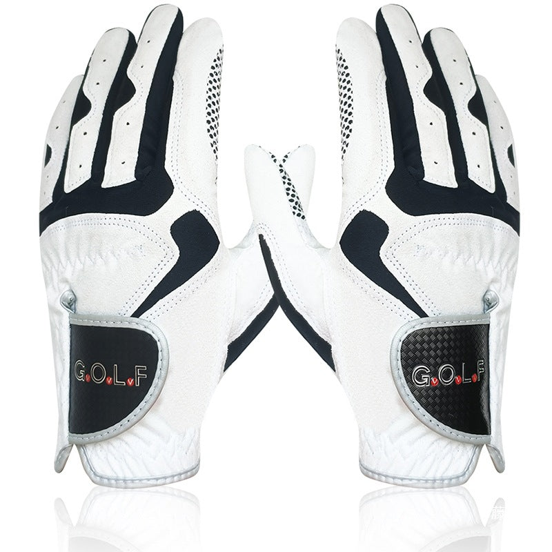 Breathable Microfiber Non-Slip Golf Gloves