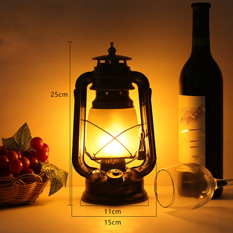 Retro Horse Lantern Kerosene Camping Lamp