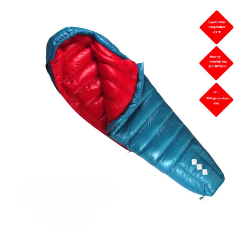Thickened Portable Goose Down Camping Sleeping Bag