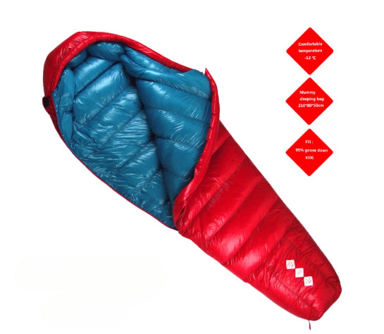 Thickened Portable Goose Down Camping Sleeping Bag