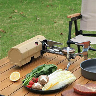 Portable Folding Camping Card Stove Boiling Water Cooker