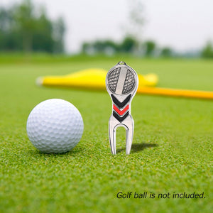 Golf Green Fork With Ball Marker Accessories