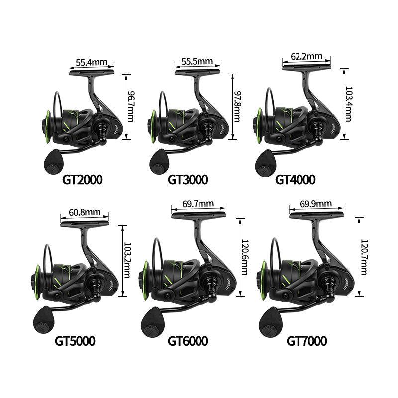 Durable Full Metal Fishing Reel High Strength Casting Wheel