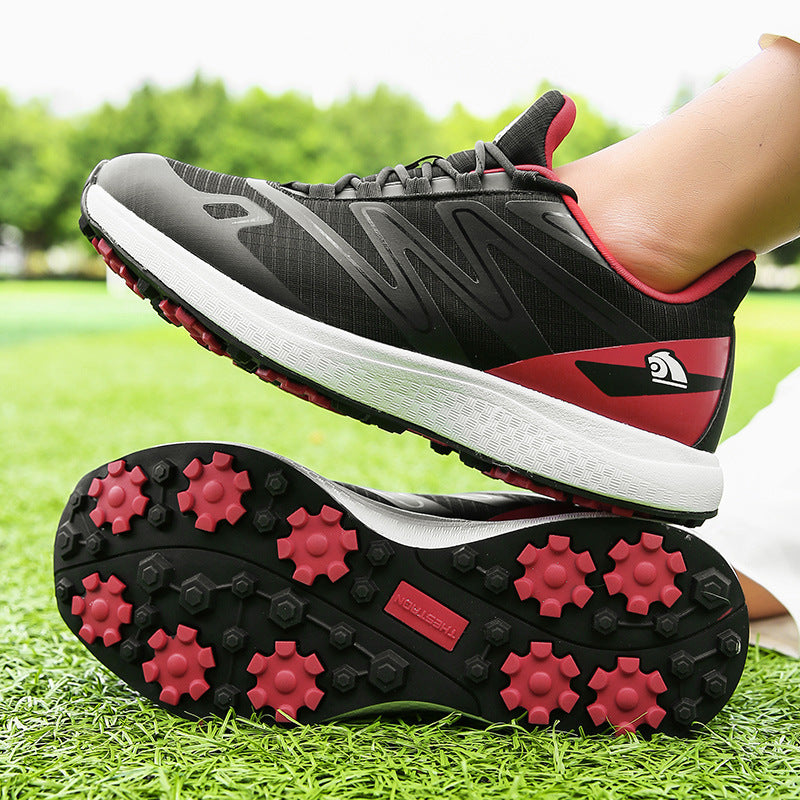 Men’s Breathable Mesh Golf Sneakers Comfortable Fit