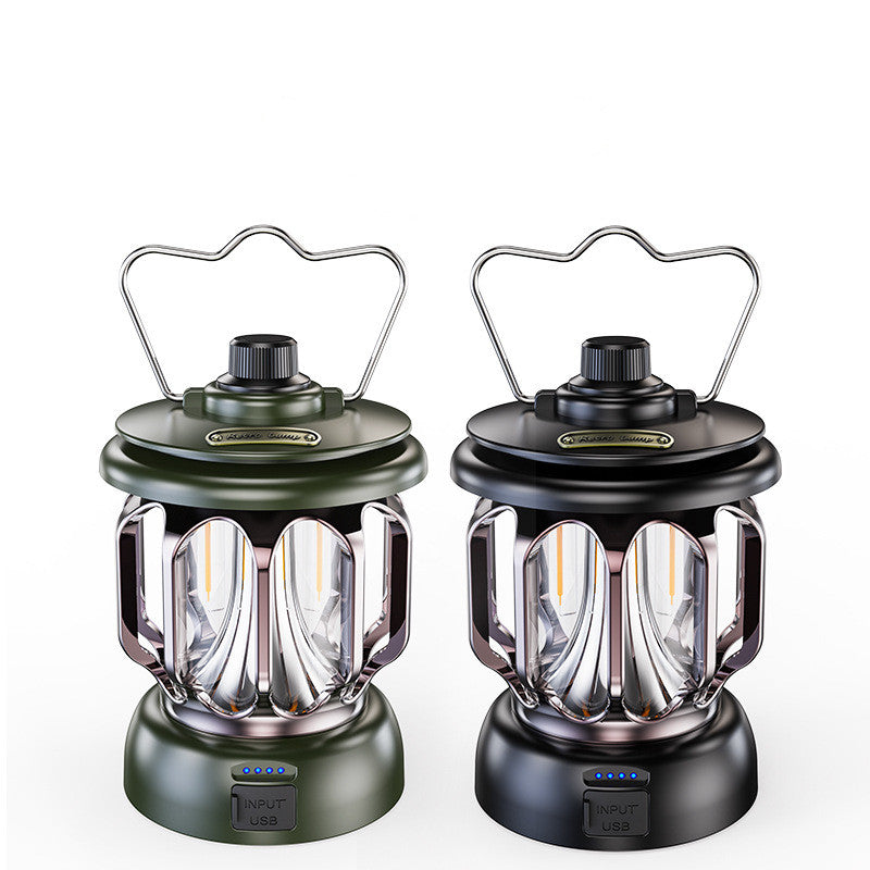 Retro Portable LED Camping Horse Lantern