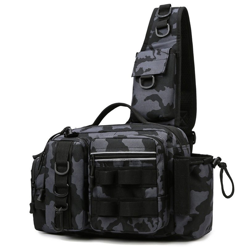 High Capacity Fishing Chest Pack Rod Storage Backpack