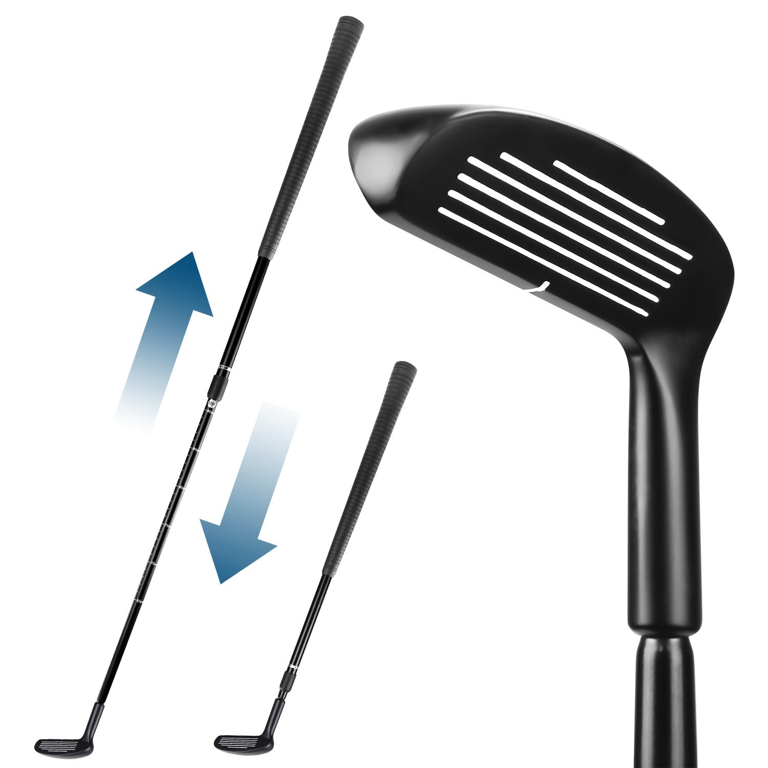 Double Sided Zinc Alloy Telescopic Golf Club
