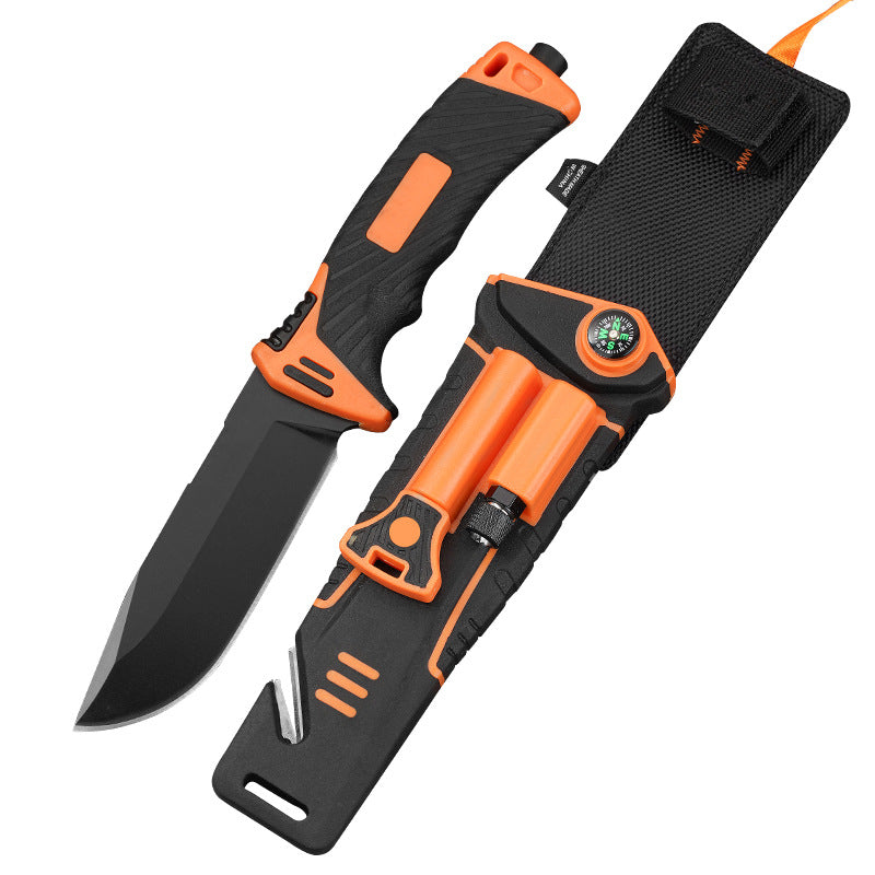 High Hardness Outdoor Tactical Fixed Blade Straight Knife