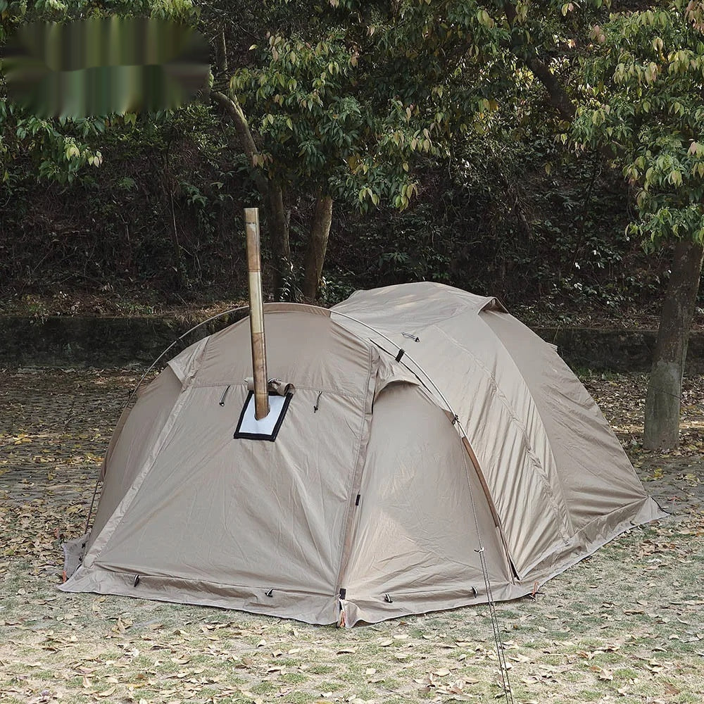 Outdoor Tunnel Camping Tent With Extendable Dome